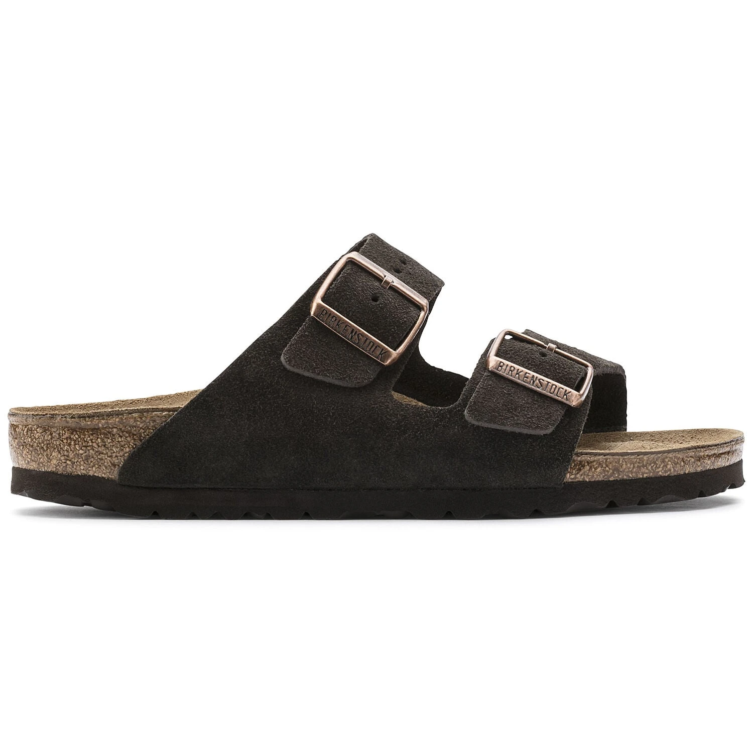Birkenstock Arizona Mocha Suede Leather Sandal- Regular/Wide 4 Birkenstock Arizona Mocha Suede Leather Sandal- Regular/Wide - Image 2