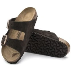 Birkenstock Arizona Mocha Suede Leather Sandal- Regular/Wide 11 Birkenstock Arizona Mocha Suede Leather Sandal- Regular/Wide -Men Shoes Store 51903 sole