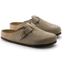 Birkenstock Boston Soft Footbed - Taupe - Medium/Narrow -Men Shoes Store 560771 pair