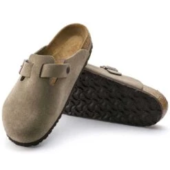 Birkenstock Boston Soft Footbed - Taupe - Medium/Narrow -Men Shoes Store 560771 sole