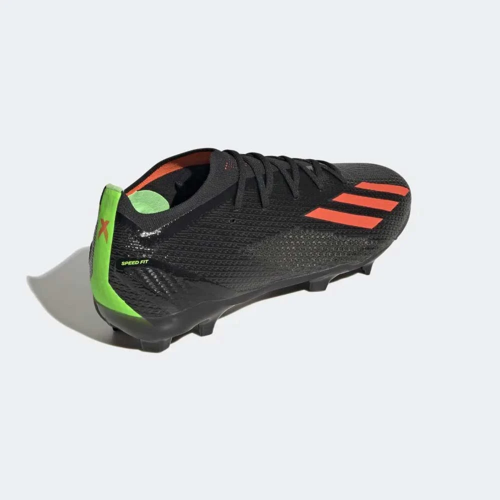 ADIDAS Unisex X SpeedPortal 2 FG Soccer Shoe - Core Black/Solar Red/Solar Green 6 ADIDAS Unisex X SpeedPortal 2 FG Soccer Shoe - Core Black/Solar Red/Solar Green - Image 4