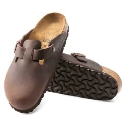 Birkenstock Boston Oiled Leather - Habana -Men Shoes Store 860133 sole