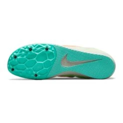 Nike Unisex Zoom Rival D Track Spike - Barely Volt/Hyper Orange/Dynamic Turq - Regular (D) -Men Shoes Store 907566 700 PHSUH000 1500 1