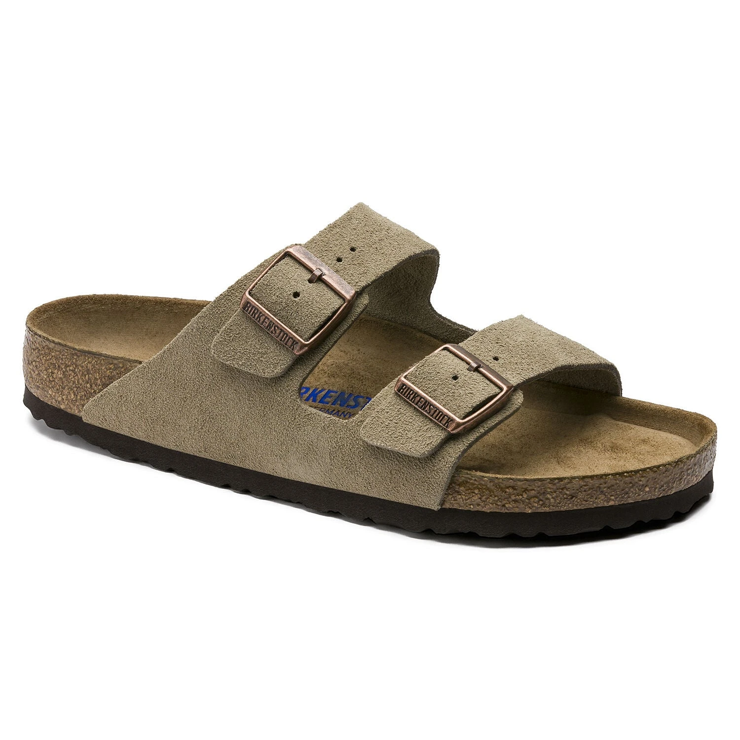 Birkenstock Arizona Soft Footbed Taupe Suede Leather Sandal - Taupe- Regular/Wide 3 Birkenstock Arizona Soft Footbed Taupe Suede Leather Sandal - Taupe- Regular/Wide
