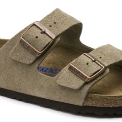 Birkenstock Arizona Soft Footbed Taupe Suede Leather Sandal - Taupe- Regular/Wide 13 Birkenstock Arizona Soft Footbed Taupe Suede Leather Sandal - Taupe- Regular/Wide -Men Shoes Store 951303 detail 1