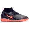 Nike Jr. Phantom Vision Academy Dynamic Fit TF Soccer Cleat - Dark Grey/Black/Bright Mango -Men Shoes Store AO3292 080 PHSRH000