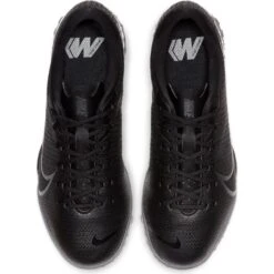 Nike Jr. Mercurial Vapor 13 Academy TF Soccer Cleat - Black/Cool Grey/Metallic Cool Grey -Men Shoes Store AT8145 001 PHCTH001