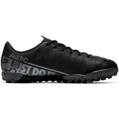 Nike Jr. Mercurial Vapor 13 Academy TF Soccer Cleat - Black/Cool Grey/Metallic Cool Grey -Men Shoes Store AT8145 001 PHSRH001