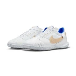Unisex Nike Streetgato IC Soccer Shoes- White/Metallic Gold/Hyper Royal - Regular (D) -Men Shoes Store AURORA DC8466 174 PHCFH001 2000
