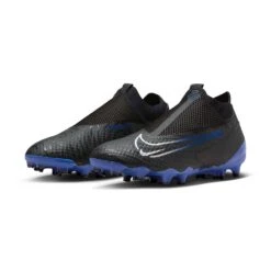 Nike Phantom GX Academy Dynamic Fit MG Soccer Cleat - Black/Chrome-Hyper Royal- Regular (D) -Men Shoes Store AURORA DD9472 040 PHCFH001 2000
