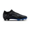 Nike Zoom Mercurial Vapor 15 Pro FG Soccer Cleat- Black/Chrome-Hyper Blue- Regular (D) -Men Shoes Store AURORA DJ5603 040 PHSRH001 2000