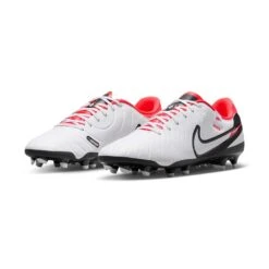 Nike Tiempo Legend 10 Academy MG Soccer Cleat - White/Black-Bright Crimson- Regular (D) -Men Shoes Store AURORA DV4337 100 PHCFH001 2000