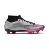 Unisex Nike Zoom Mercurial Superfly 9 Academy XXV MG Soccer Cleats - Metallic Silver/Hyper Pink -Men Shoes Store AURORA FB8402 060 PHSRH000 2000