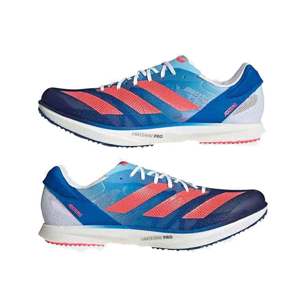 ADIDAS Unisex ADIZERO Avanti TYO Track Spike - Legacy Indigo/Turbo/ Blue Rush-Regular (D) 7 ADIDAS Unisex ADIZERO Avanti TYO Track Spike - Legacy Indigo/Turbo/ Blue Rush-Regular (D) - Image 5