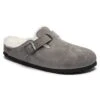 Birkenstock Boston Shearling - Stone - Regular/Wide -Men Shoes Store BostonShearling Stone
