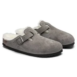 Birkenstock Boston Shearling - Stone - Regular/Wide -Men Shoes Store BostonShearling Stone 2 ca6cd54e 7ba8 4f29 bef1 8e327bcac23b