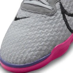 Unisex Nike React Gato IC Soccer Shoe- Lt Smoke Grey/Black -Men Shoes Store CT0550 056 PHSYD001