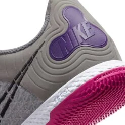 Unisex Nike React Gato IC Soccer Shoe- Lt Smoke Grey/Black -Men Shoes Store CT0550 056 PHSYD002