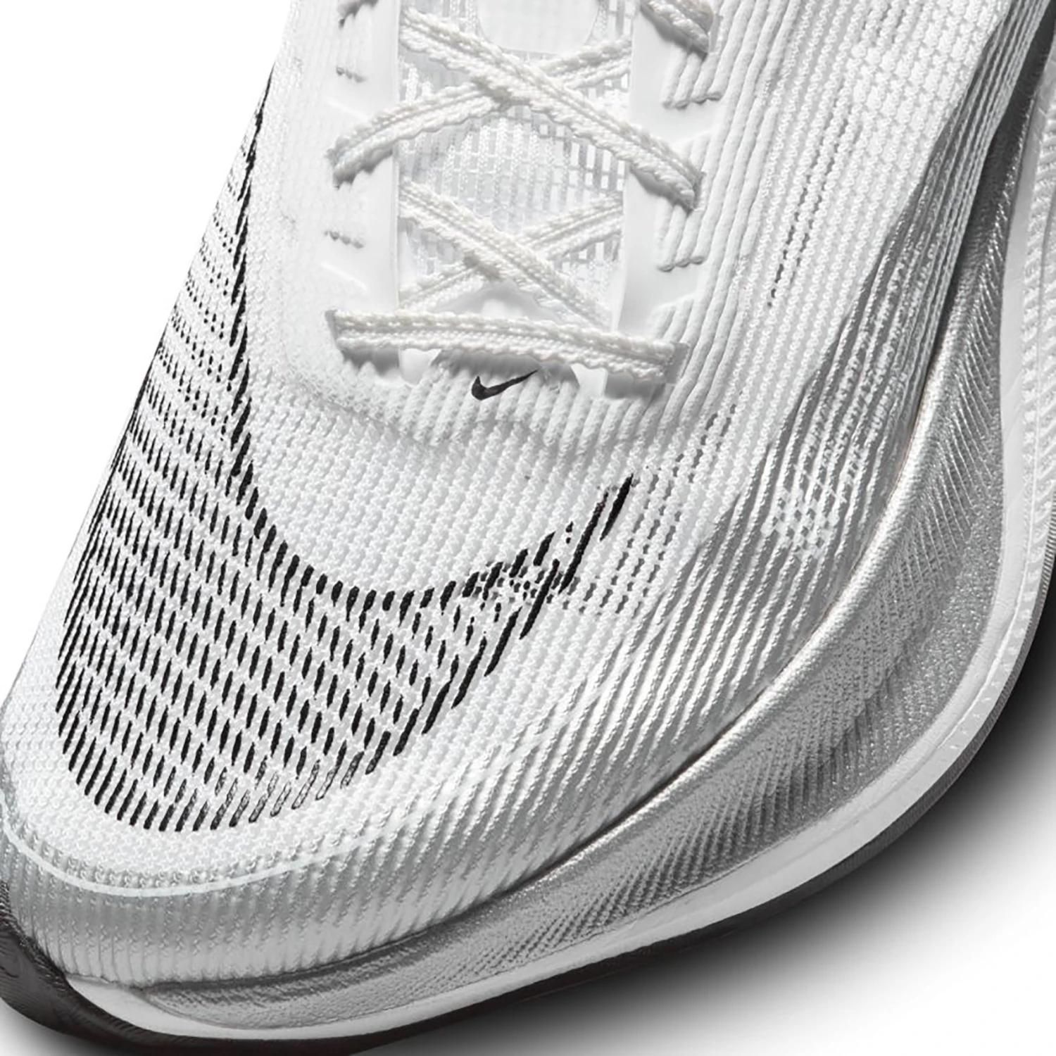 Nike Women's ZoomX Vaporfly Next% 2 Running Shoe - White/Black-Metallic Silver - Regular (B) 9 Nike Women's ZoomX Vaporfly Next% 2 Running Shoe - White/Black-Metallic Silver - Regular (B) - Image 7