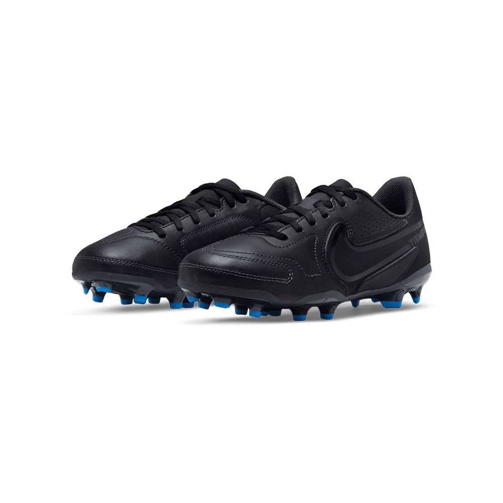 Youth Nike Jr. Tiempo Legend 9 Club MG Soccer Shoe -Black/White 7 Youth Nike Jr. Tiempo Legend 9 Club MG Soccer Shoe -Black/White - Image 5