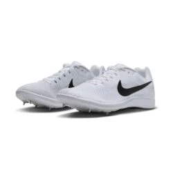 Unisex Nike Zoom Rival Track And Field Distance Spikes - White/Black/Metallic Silver - Regular (D) -Men Shoes Store DC8725 100 PHCFH001 1