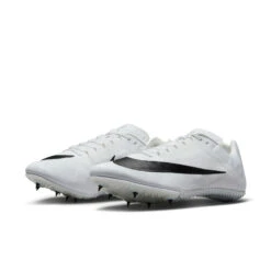 Unisex Nike Zoom Rival Sprint Spike- White/Black/Metallic Silver- Regular (D) -Men Shoes Store DC8753 100 PHCFH001