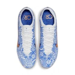 Unisex Nike Mercurial Zoom Vapor 15 Elite CR7 FG Soccer Shoe - White/Metallic Copper - Regular (D) -Men Shoes Store DQ5299 182 PHCTH001 2000