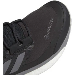 ADIDAS Women's Terrex Free Hiker GoreTEX Hiking Shoe - Carbon/Grey/Glow Blue - Regular (B) -Men Shoes Store G28464 03