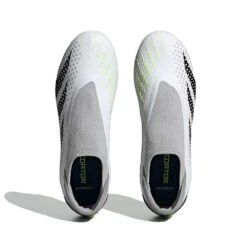 ADIDAS Unisex Predator Accuracy .3 Laceless FG - Cloud White/ Core Black / Lucid Lemon- Regular (D) 12 ADIDAS Unisex Predator Accuracy .3 Laceless FG - Cloud White/ Core Black / Lucid Lemon- Regular (D) -Men Shoes Store GZ0021 02 standard