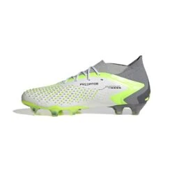 Unisex Adidas Predator Accuracy.1 FG Soccer Shoes - Ftwwht,Cblack,Luclem - Regular (D) -Men Shoes Store GZ0035 4 FOOTWEAR Photography Side Medial Center View white 78468