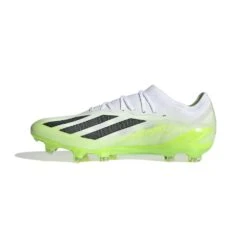 Unisex Adidas X CRAZYFAST.1 FG Soccer Shoe - Cloud White/ Core Black/ Lucid Lemon - Regular (D) 12 Unisex Adidas X CRAZYFAST.1 FG Soccer Shoe - Cloud White/ Core Black/ Lucid Lemon - Regular (D) -Men Shoes Store HQ4516 4 FOOTWEAR Photography SideMedialCenterView white 1024x1024 7066db50 fb5f 47c2 8fe8 436868fdf341