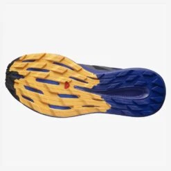 Salomon Men's Pulsar Trail Shoe - Black/Clematis Blue/Blazing Orange- Regular (D) -Men Shoes Store L41603200 da37cd5b886c4091b61da96c1603e347