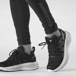 Salomon Men's Glide Max Running Shoe- Lunar Rock/Black/Tanager Turquoise- Regular (D) -Men Shoes Store L41764300 fb451c08fbf3222bc61da96991b90980