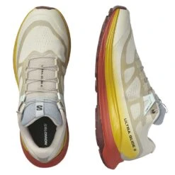 Salomon Men's Ultra Glide 2 Trail Running Shoe - Rainy Day/Freesia/Hot Sauce - Regular (D) -Men Shoes Store L47212200 10 GHO ULTRA GLIDE 2Rainy Day Freesia Hot Sauce
