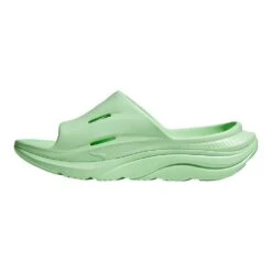 Hoka Unisex Ora Recovery Slide 3 - Lime Glow/Lime Glow - Regular (D) -Men Shoes Store LIGLLIGL D7