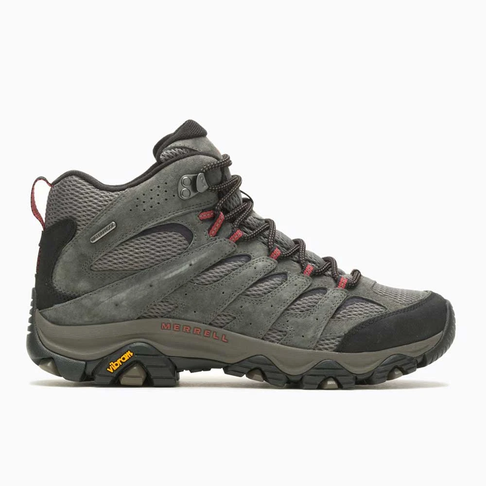 Merrell Men's Moab 3 Waterproof Hiking Boot- Beluga - Regular (D) 3 Merrell Men's Moab 3 Waterproof Hiking Boot- Beluga - Regular (D)
