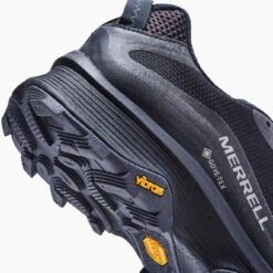 Merrell Men's Moab Speed GoreTEX Hiking Shoe - Black/Asphalt - Regular (D) -Men Shoes Store MRLM J067083 021621 S21 006