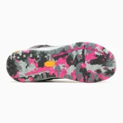 Merrell Women's Antora 3 Mid Waterproof Boot - Black/Fuchsia - Regular (B) -Men Shoes Store MRLW J067582 020722 S23 OUT