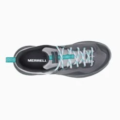 Merrell Women's MQM 3 Trail Running Shoe - Charcoal/Teal- Regular (B) -Men Shoes Store MRLW J135534 032221 S22 TOP
