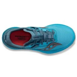 Saucony Women's Endorphin Edge Trail Shoe- Ocean/Loam- Regular (B) -Men Shoes Store S10773 31 3