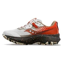 Saucony Women's Endorphin Edge Trail Shoe- Fog/Zenith -Men Shoes Store S10773 86 2