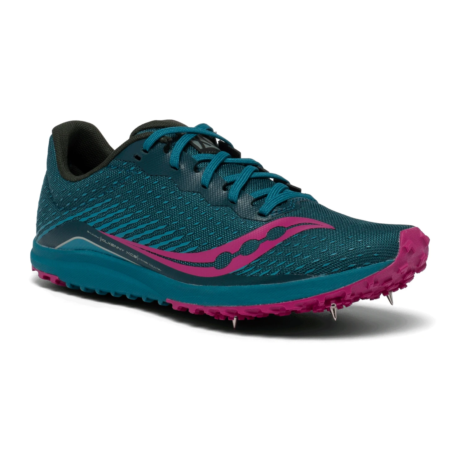 Saucony Women's Kilkenny XC8 Spike - Marine- Regular (B) 4 Saucony Women's Kilkenny XC8 Spike - Marine- Regular (B) - Image 2