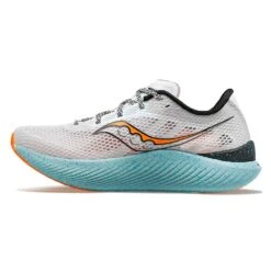 Saucony Men's Endorphin Pro 3 Racing Shoe- Fog/ViZiOrange- Regular (D) -Men Shoes Store S20755 25 2