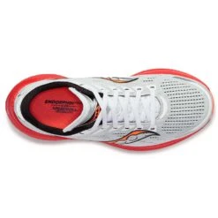 Saucony Men's Endorphin Speed 3 Running Shoe- White/Black/Vizi- Regular (D) -Men Shoes Store S20756 85 3