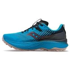 Saucony Men's Endorphin Edge Trail Shoe- Ocean/Black- Regular (D) -Men Shoes Store S20773 31 2