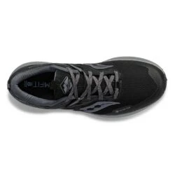 Saucony Men's Ride 15 Tr Gtx Trail Shoe - Black/Charcoal -Men Shoes Store S20799 10 3