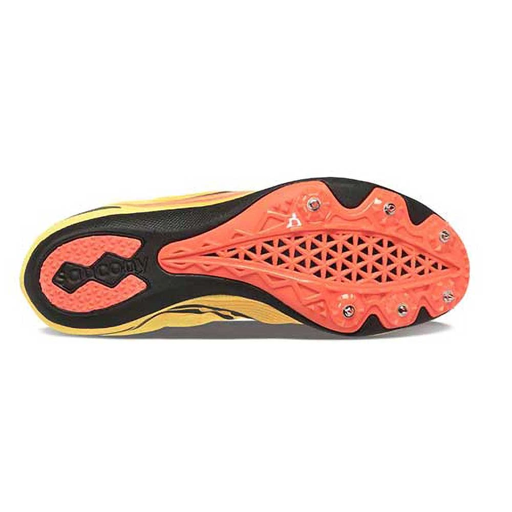 Saucony Men's Ballista MD Track Spike - Vizigold/Vizired- Regular (D) 6 Saucony Men's Ballista MD Track Spike - Vizigold/Vizired- Regular (D) - Image 4