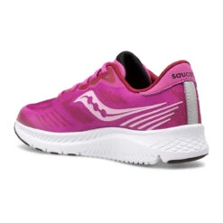 Saucony Youth Ride 14 Running Shoe - Pink 9 Saucony Youth Ride 14 Running Shoe - Pink -Men Shoes Store SK165318 2 1