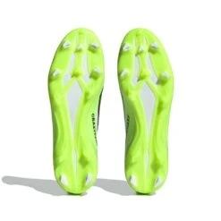 ADIDAS Unisex X Crazyfast .3 FG Cleats- Cloud White / Core Black / Lucid Lemon- Regular (D) -Men Shoes Store X Crazyfast.3 Firm Ground Cleats White HQ4534 03 standard
