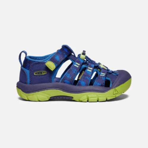 Keen Little Kids' Newport H2 Sandal - Blue Depths/Chartureuse 3 Keen Little Kids' Newport H2 Sandal - Blue Depths/Chartureuse